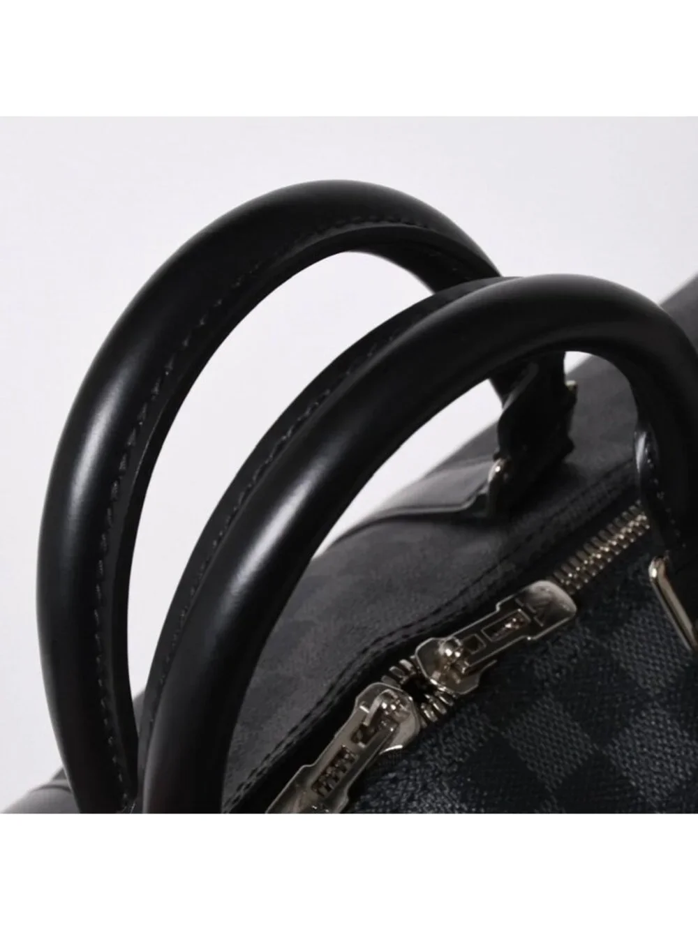 Louis Vuitton Keepall Bandouliere 55 Boston Bag Damier Graphite Black